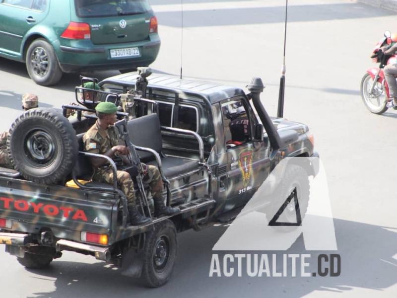 Illustration/Un car des FARDC en circulation sur le boulevard Kanyamuhanga/Ph Ley Uwera ACTUALITE.CD