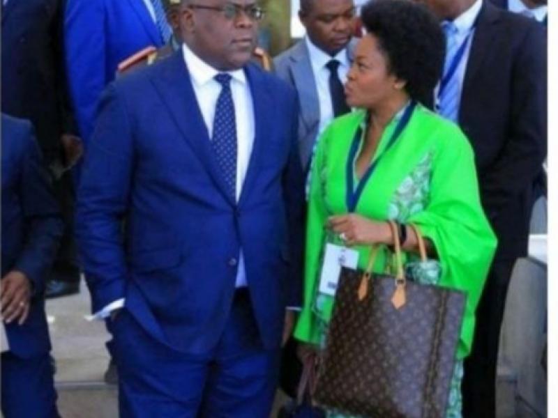 Lydie Omanga , directrice de la  communication du président Félix Tshisekedi  