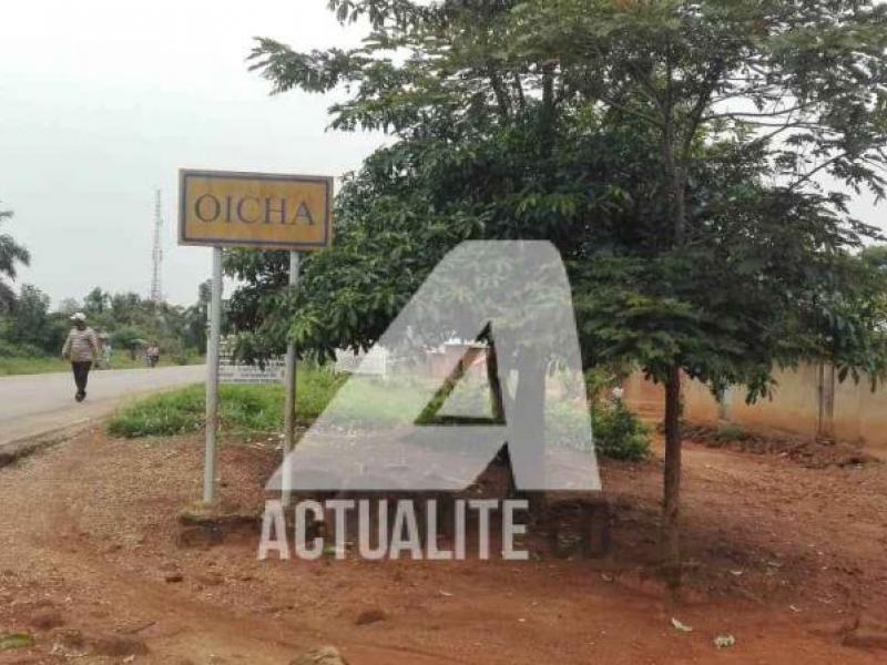 La RN4 dans la cité d'Oicha au Nord-Kivu/Ph Yassin Kombi ACTUALITE.CD