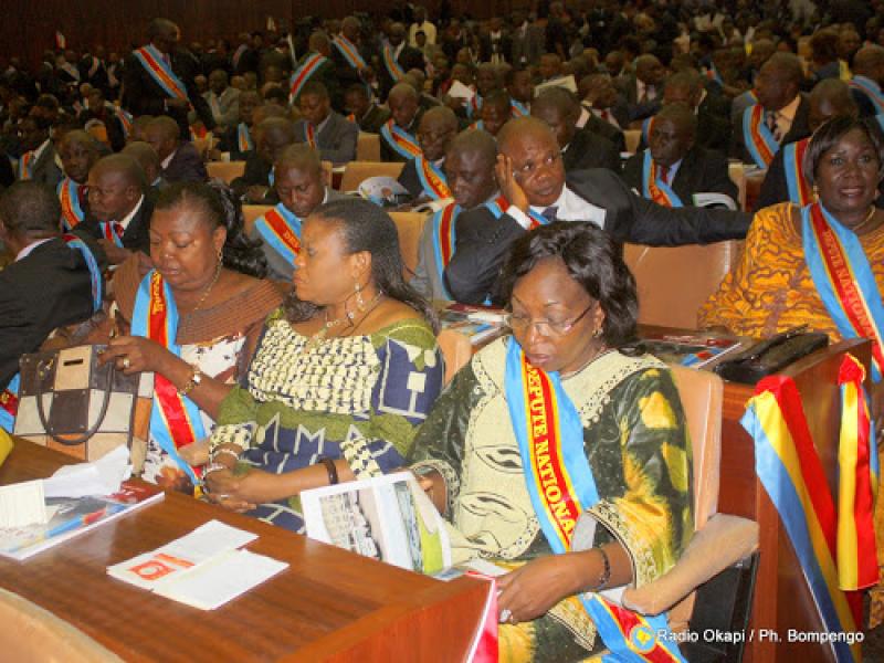 Femmes à l'assemblée nationale. Photo Radio Okapi