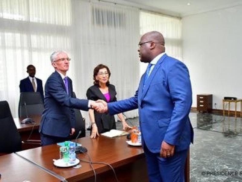 Lowcock reçu par Tshisekedi / Ph. Droits tiers  