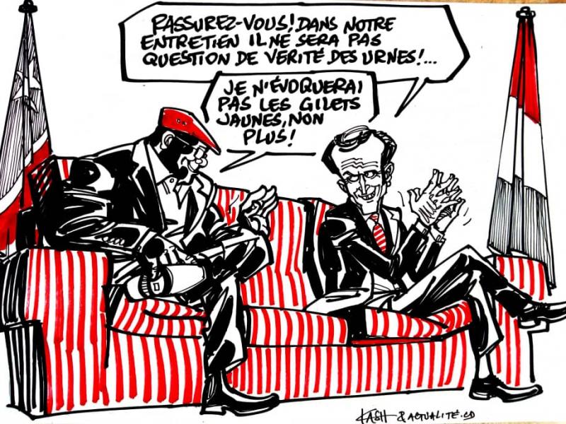 Caricature ACTUALITE.CD réalisée par Kash