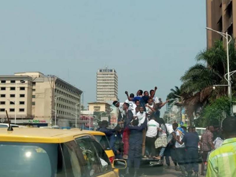 Des militants Lucha interpellés à Kinshasa / Ph . Pascal Mulegwa 