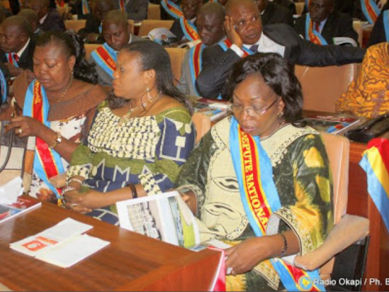 Femmes à l'assemblée nationale. Photo Radio Okapi