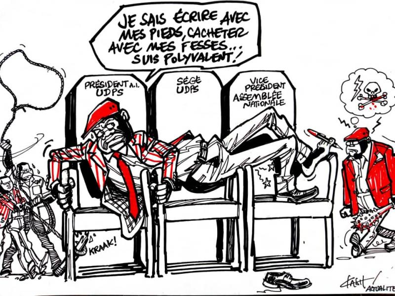 Caricature ACTUALITE.CD réalisée par Kash