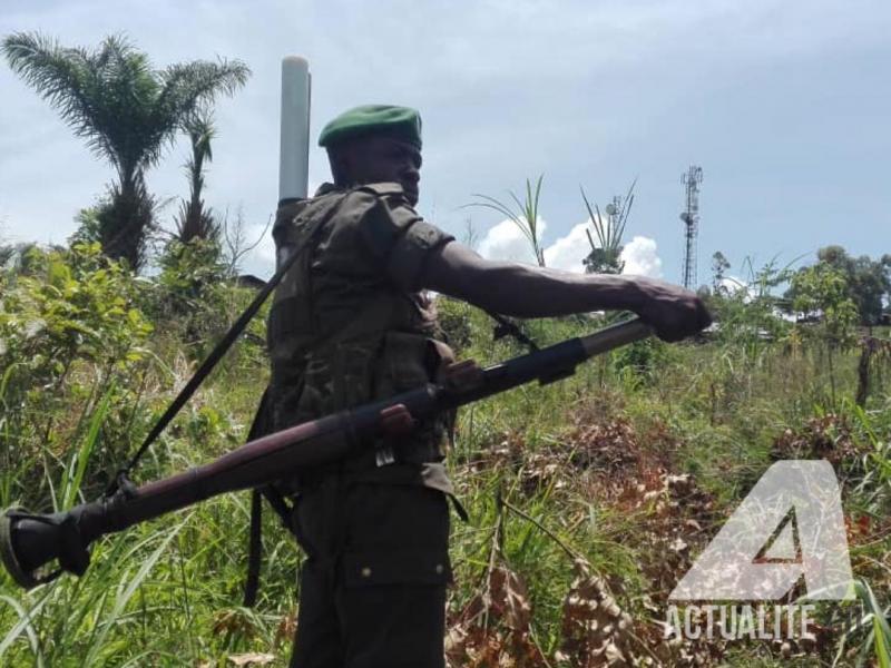 Une patrouille FARDC près de Beni (ACTUALITE.CD)