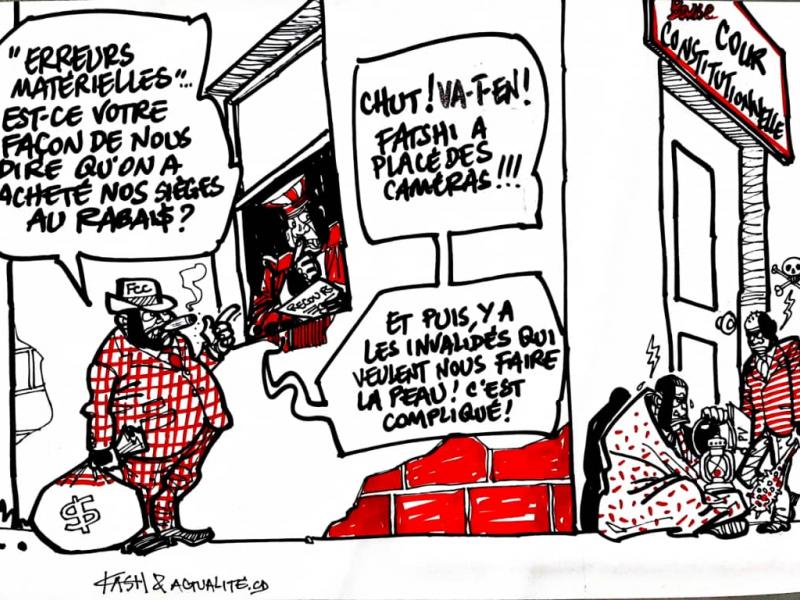 Caricature ACTUALITE.CD réalisée par Kash