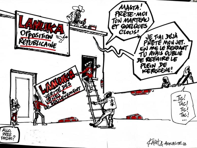 Caricature ACTUALITE.CD réalisée par Kash