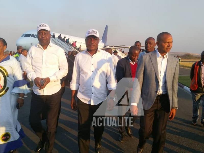 Martin Fayulu et Adolphe Muzito arrivés à Lubumbashi