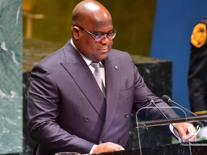 Discours à l’assemblée générale des Nations Unies:  le président Tshisekedi se félicite des 18 % de femmes au sein du gouvernement