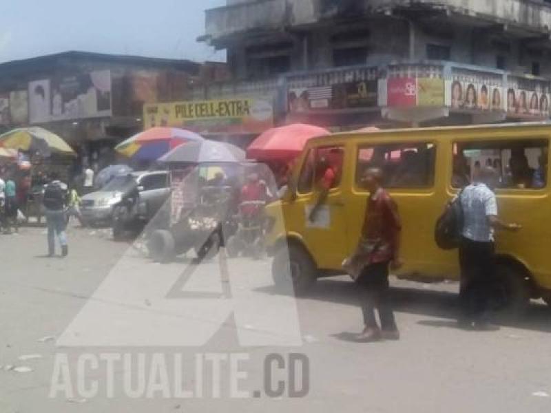 La périphérie du Marché central de Kinshasa. Ph. ACTUALITE.CD