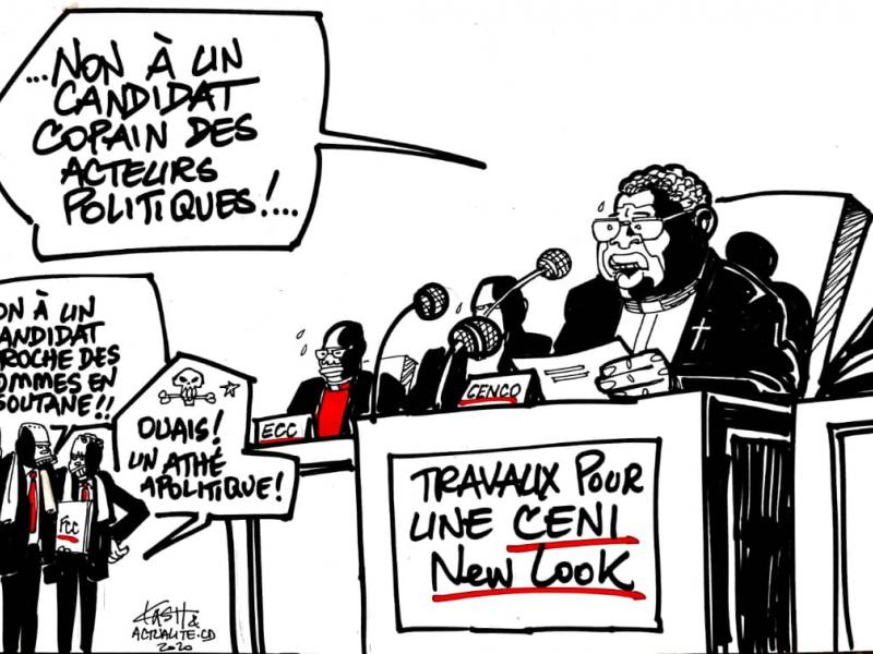 Les caricatures de ACTUALITE.CD sont réalisées par Kash.