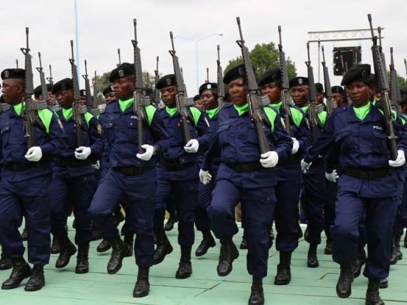 Éléments de la Police nationale Congolaise (photo droits tiers)