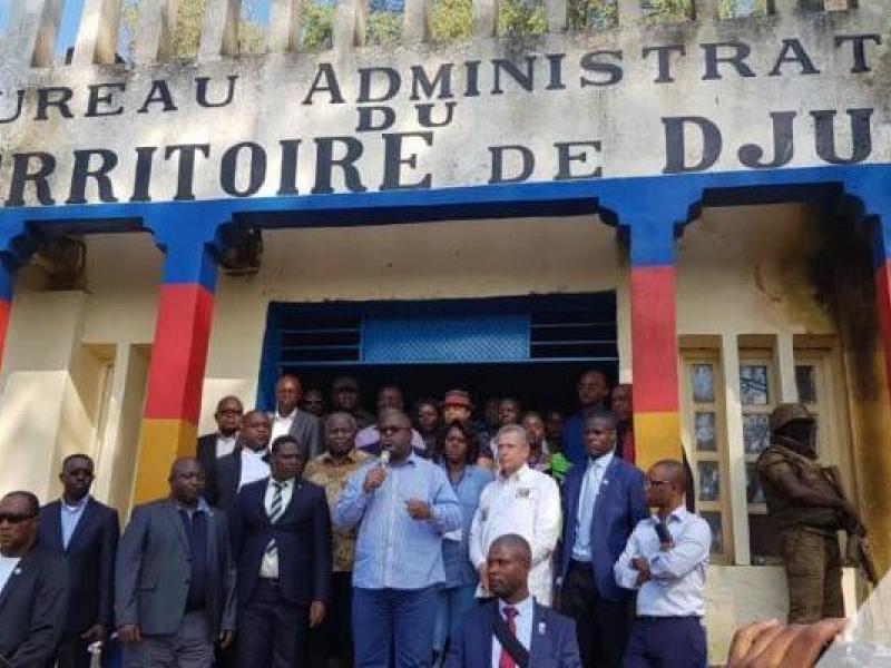 Félix Tshisekedi en visite à Djugu/Ph. ACTUALITE.CD