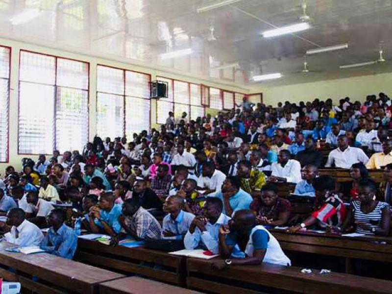 Un auditoires d'étudiants dans une Université Congolaise. Ph. Droits tiers