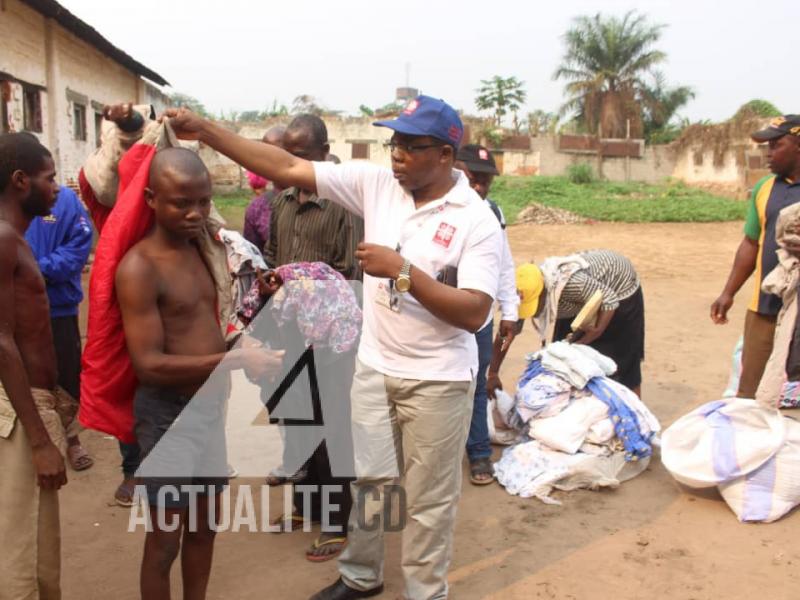 Caritas Maï-Ndombe à la prison centrale d'Inongo. Ph. ACTUALITE.CD