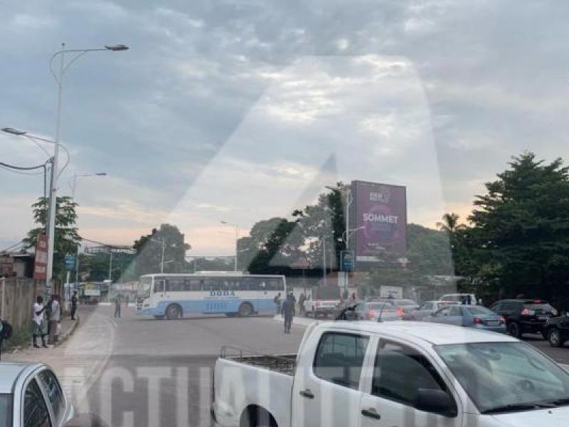 Trafic dans la ville de Kinhasa. Ph/Actualite.cd 