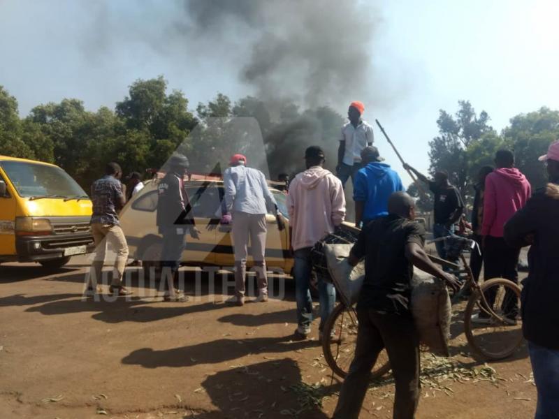 Quelques militants de l'UDPS à Lubumbashi/Ph. ACTUALITE.CD