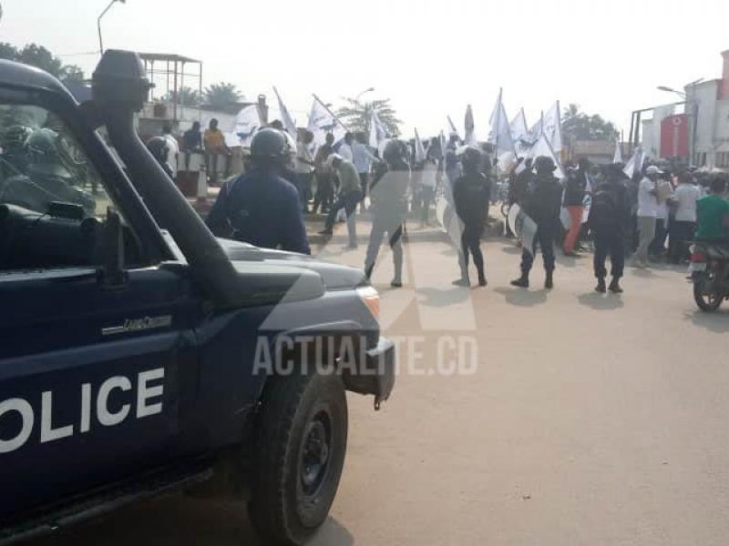 Marche des militants de l'UDPS contre le choix de Malonda comme président de la CENI/Ph ACTUALITE.CD