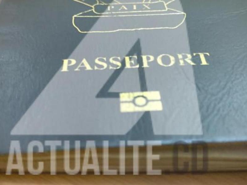 Passeport congolais en vigueur/Ph ACTUALITE.CD