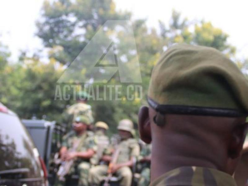 Une patrouille de l'Armée au triangle de la mort, à Beni/Ph. ACTUALITE.CD