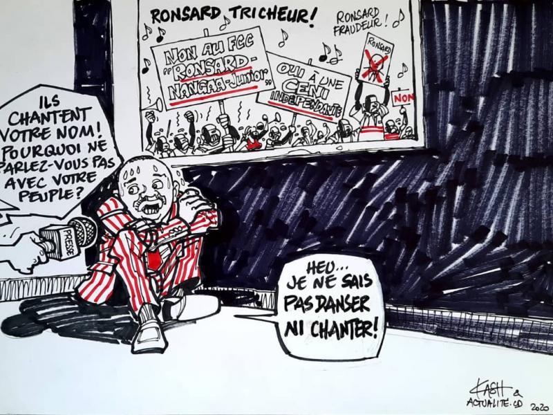 Les caricatures de ACTUALITE.CD sont réalisées par Kash.