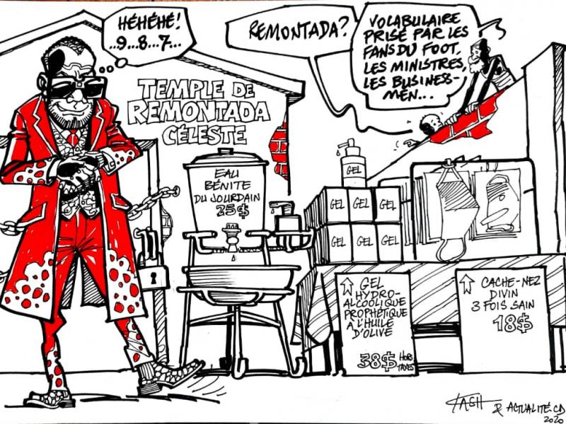 Caricature par Kash/ACTUALITE.CD