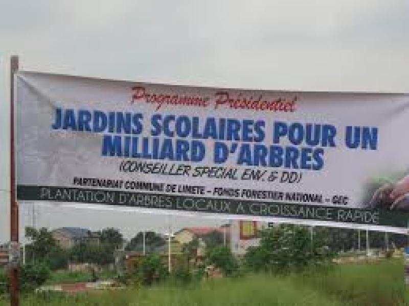 Joardins scolaires pour un milliard d'arbres