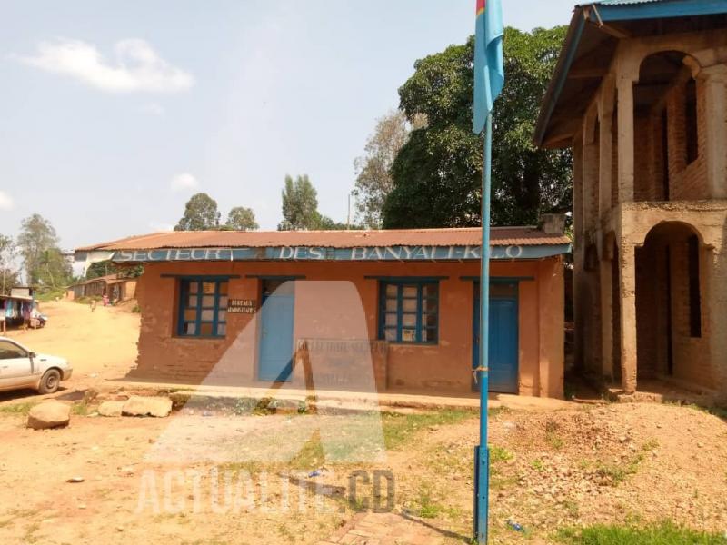 Le bureau du secteur de Banyali Kilo, Djugu (Ituri). Ph. Franck Asante/ACTUALITE.CD.