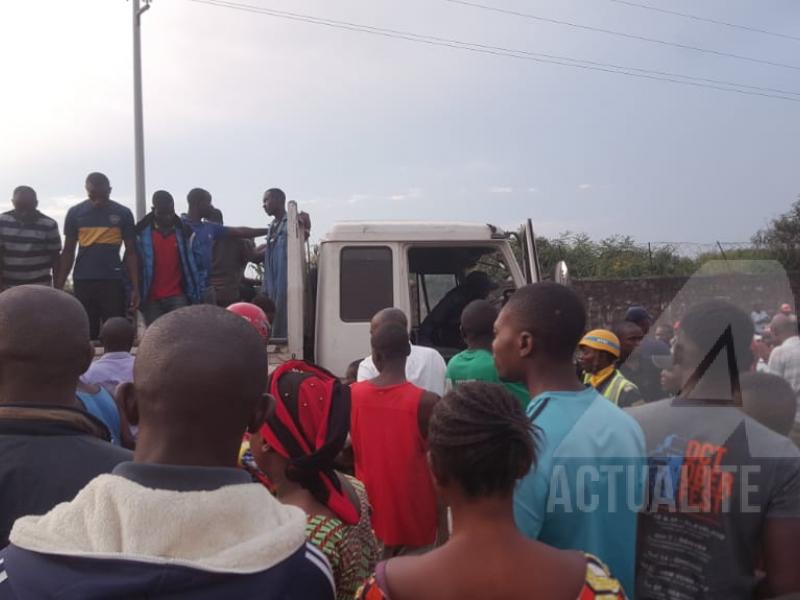 Illustration. Un camion accidenté à Goma/Ph Yvonne Kapinga