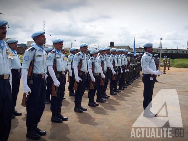 Les policiers de la Monusco à Beni/Ph ACTUALITE.CD 