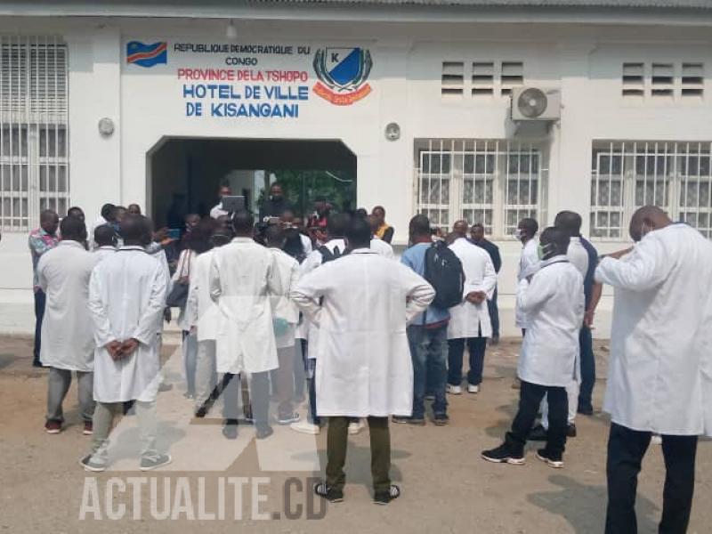 Une manifestation des médecins de Kisangani/Ph ACTUALITE.CD