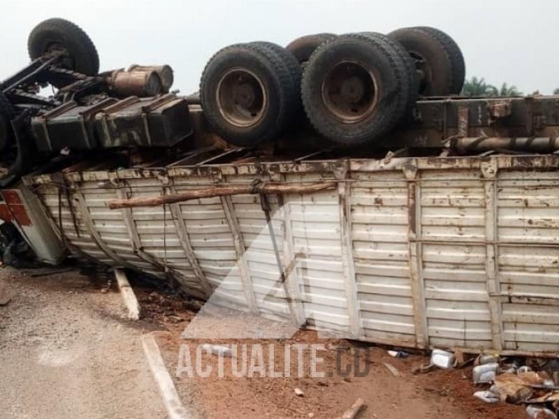 Illustration. Un camion accidenté près de Tshikapa/Ph ACTUALITE.CD