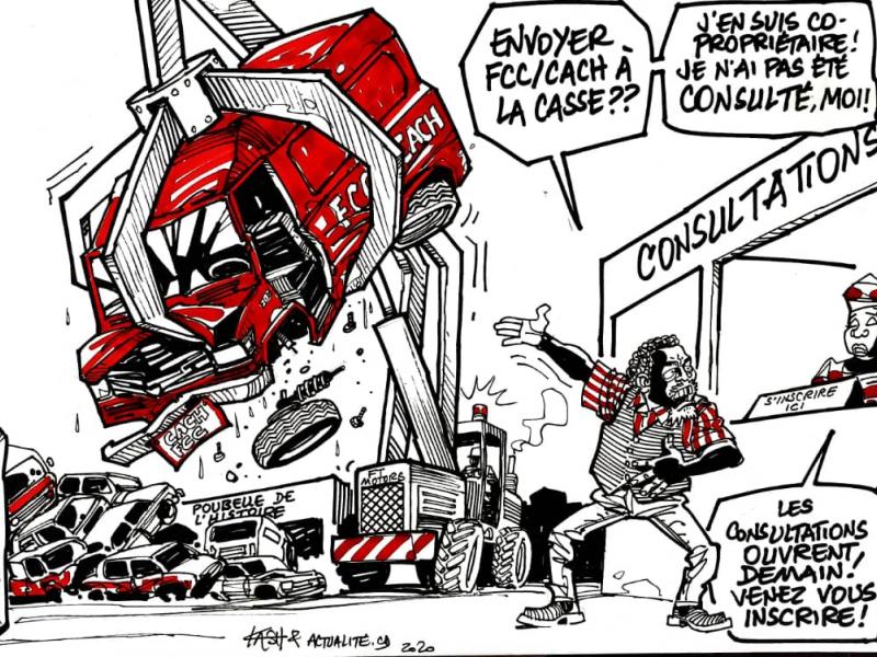 Les caricatures de ACTUALITE.CD sont réalisées par Kash.