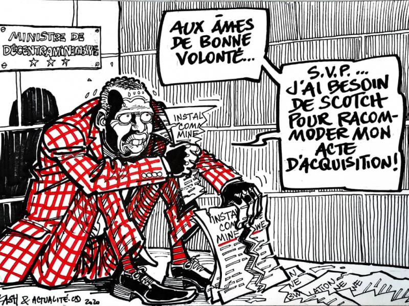 Caricature par Kash/ACTUALITE.CD