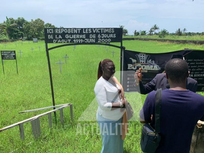 Les tombes des victimes de la guerre de six jours à Kisangani/Ph ACTUALITE.CD