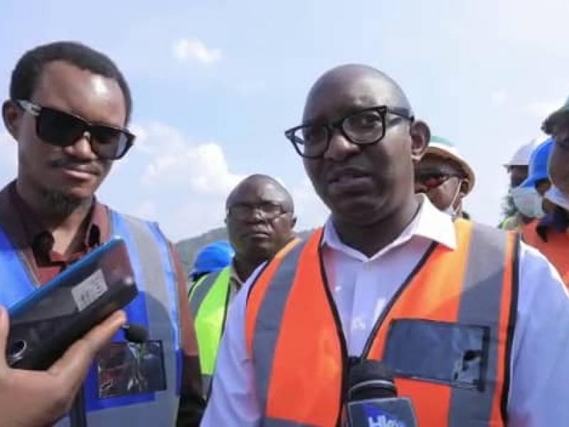 Le DG de la Gécamines en visite à Mulugishi. Ph. droits tiers 