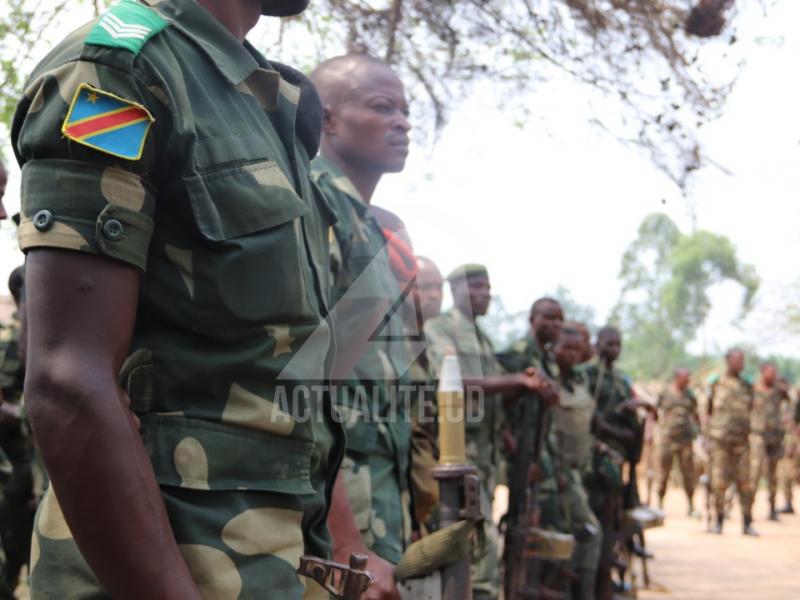 Les FARDC en opération à Beni. Ph. ACTUALITE.CD