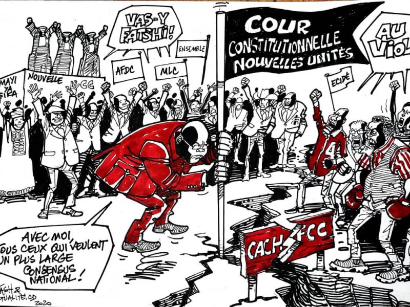 Les caricatures de ACTUALITE.CD sont réalisées par Kash.