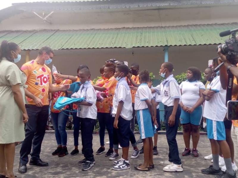 La Bracongo en visite au Complexe scolaire Les Mickey