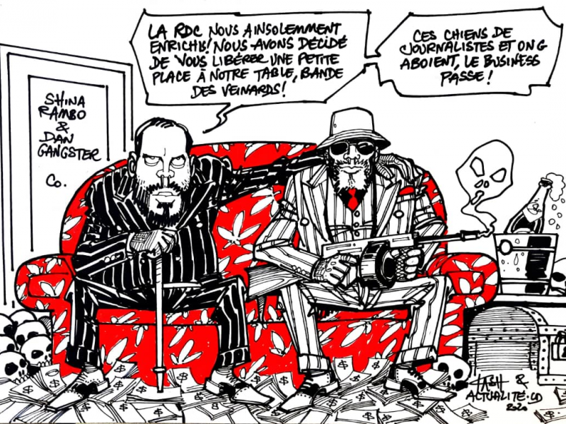 Caricature par Kash/ACTUALITE.CD