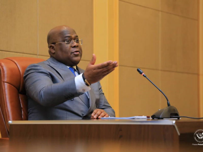 Le président de la république, Félix Tshisekedi/Ph Présidence 