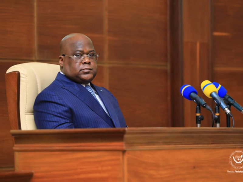 Le président de la république, Félix Tshisekedi/Ph Présidence 