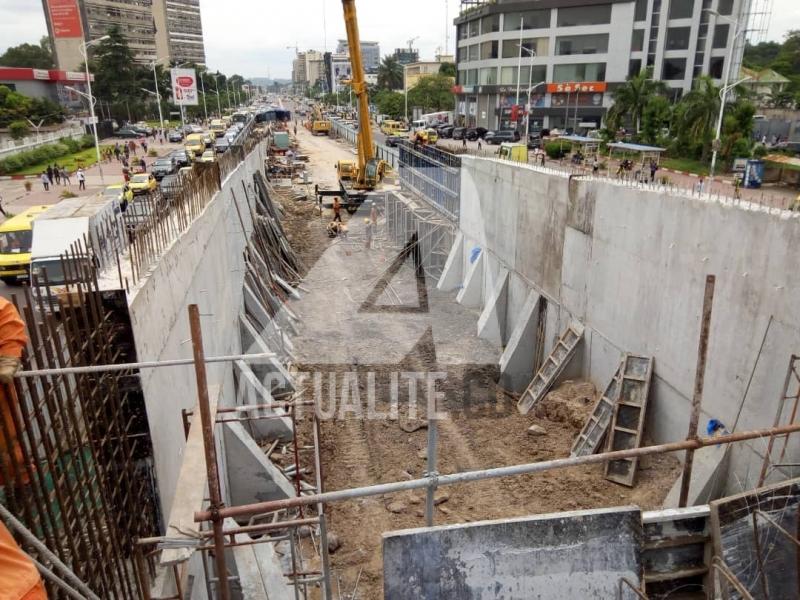 Un chantier de saut-de-mouton/Ph ACTUALITE.CD