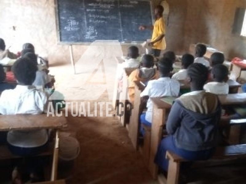 Les élèves dans une salle de classe à Djugu/Ph ACTUALITE.CD