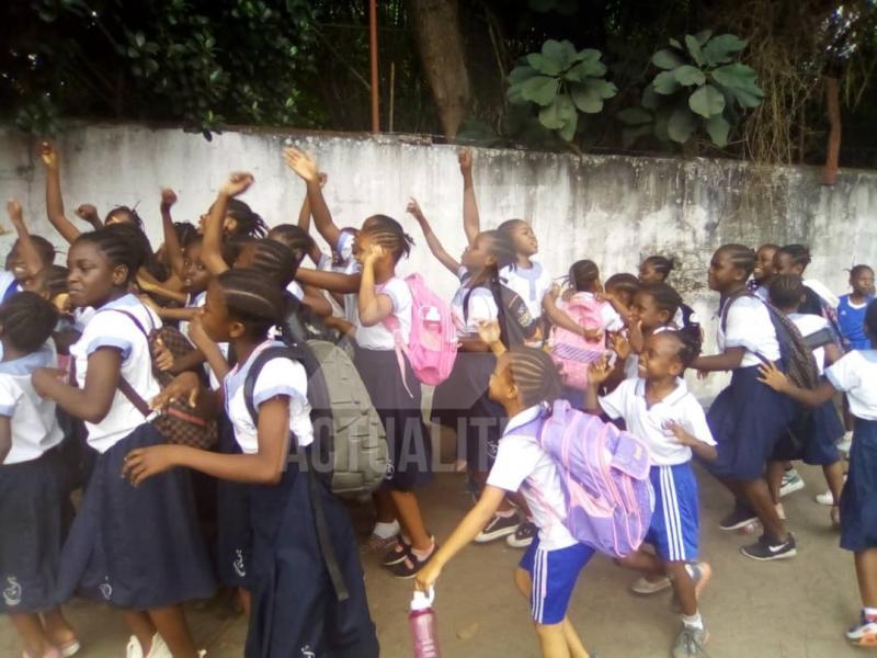 Les du Lycée Bosangani à Kinshasa/Ph ACTUALITE.CD 