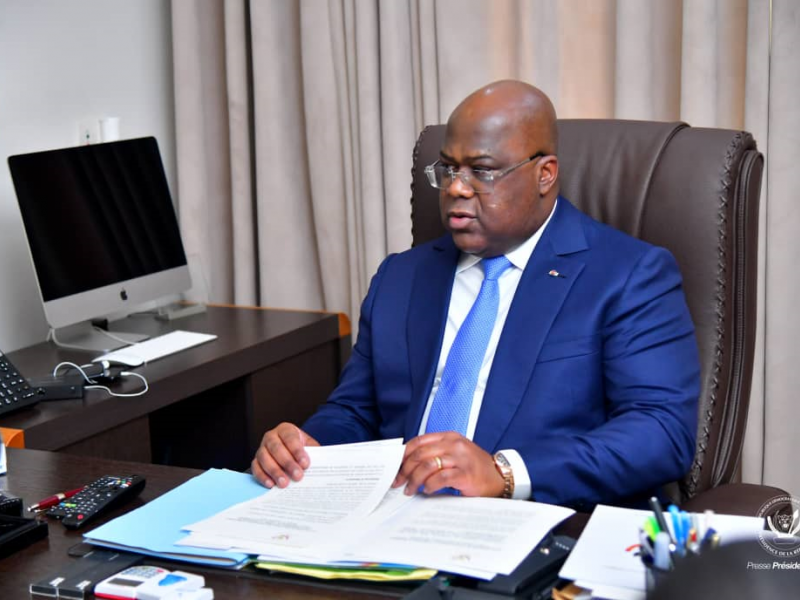 Le président de la république, Félix Tshisekedi/Ph Présidence 