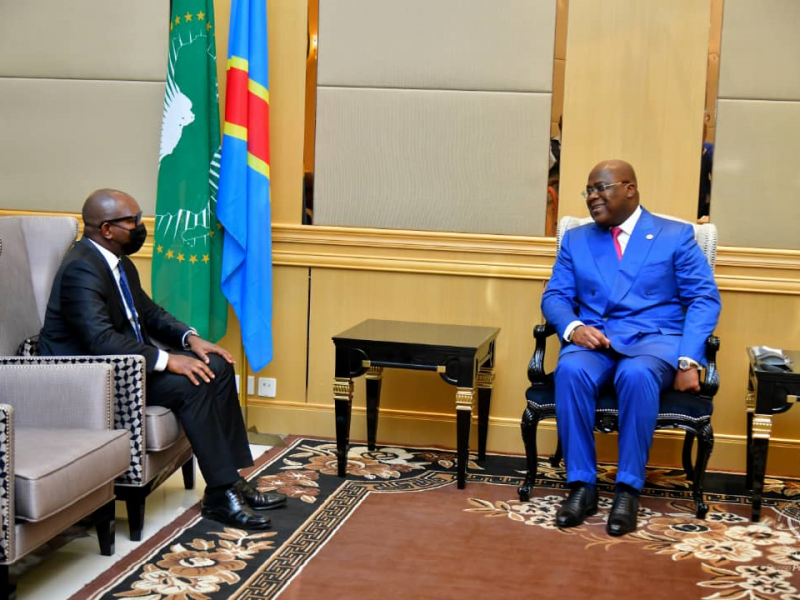 Le président de la république, Félix Tshisekedi et le Premier ministre Sama Lukonde/Ph Présidence 