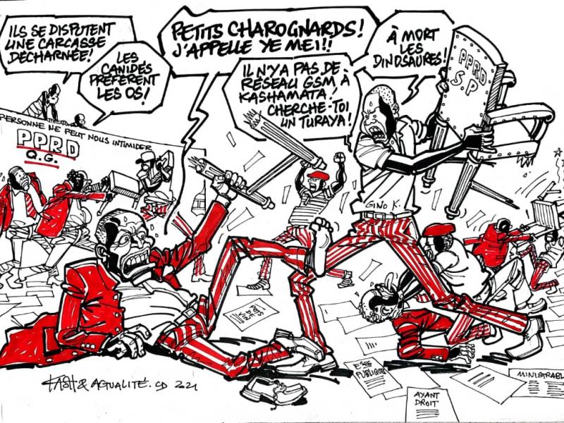 Les caricatures de ACTUALITE.CD sont réalisées par Kash. 