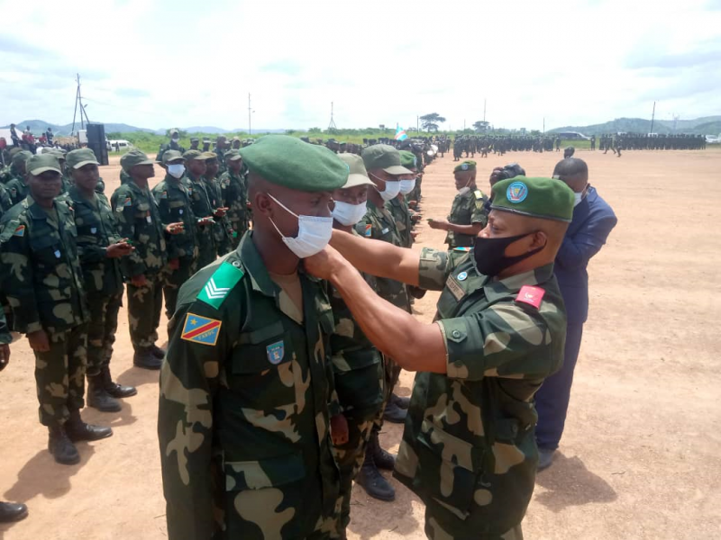 Cérémonie d'intégration de 207 jeunes au sein des FARDC/Ph ACTUALITE.CD